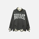 Double-layered Pierced Sweater