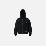 Y2K Streetwear Retro Zipper Casual Hooded Sweatshirt
