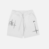 Lyrical Graphic Print Oversized Jorts