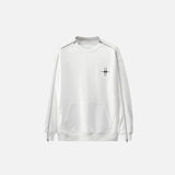 Sleeves Zipper Star Sweatshirt