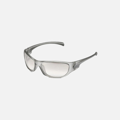 Curved Frame Sport Sunglasses