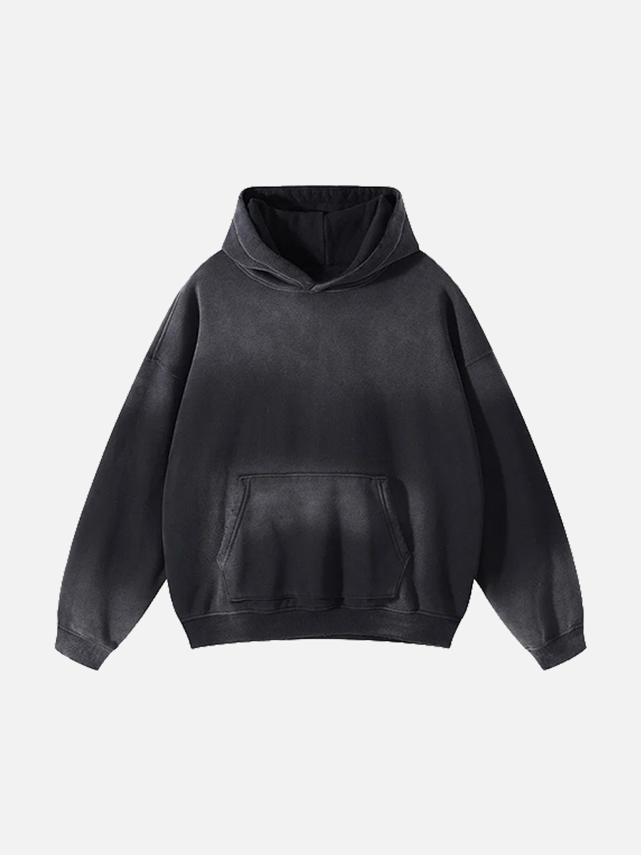 Vintage Washed Gradient Hoodie