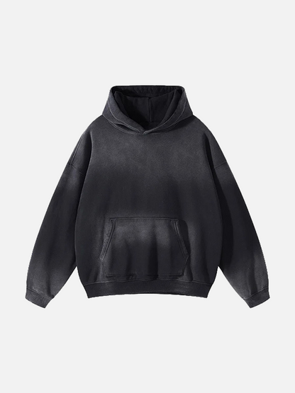 Vintage Washed Gradient Hoodie