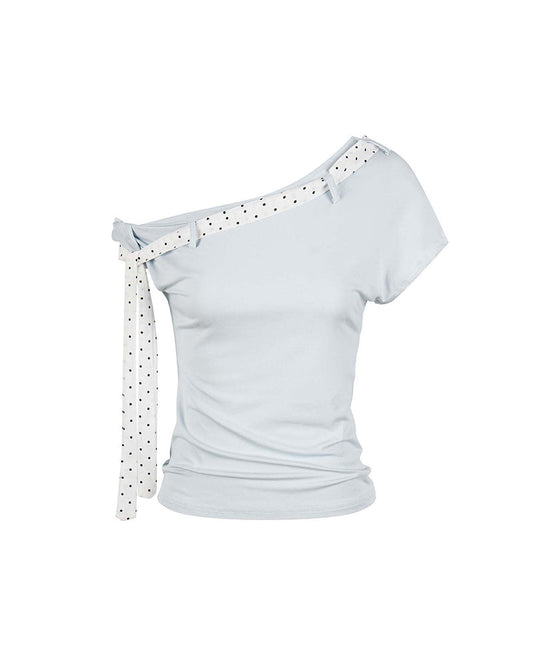 Bow Tie Off-Shoulder Top