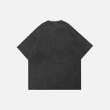 Oversized Shadow Graphic Cotton T-Shirt