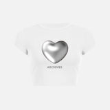 O-Neck Baby Crop Top