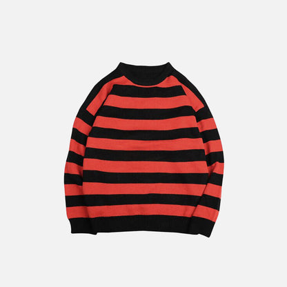 Striped Knitted Sweater