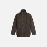 Stylish High Collar Multi Pocket Windbreaker Jacket