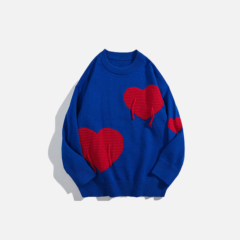 Knitted Heart Sweaters