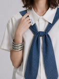 Plaid Necktie Shirt