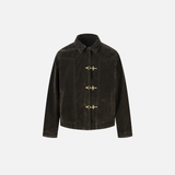 Stylish Casual Heavy Metal Buckle Design Jacket