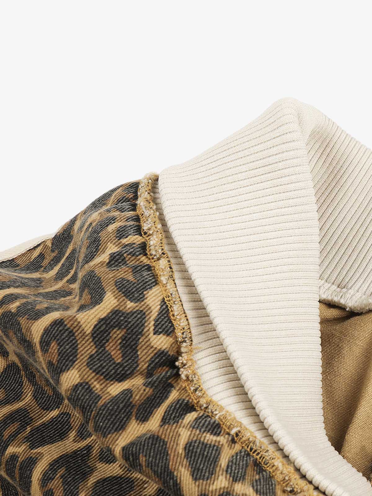Leopard Patchwork Sweatpants; Leopard / S, Leopard / M, Leopard / L, Leopard / XL