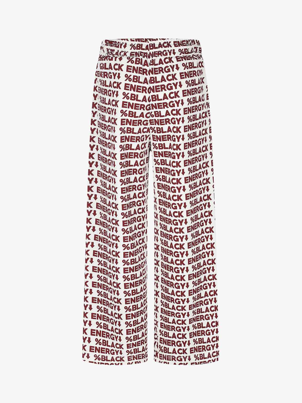 All-Over Letter Graphic Sweatpants; Red / S, Red / M, Red / L, Red / XL