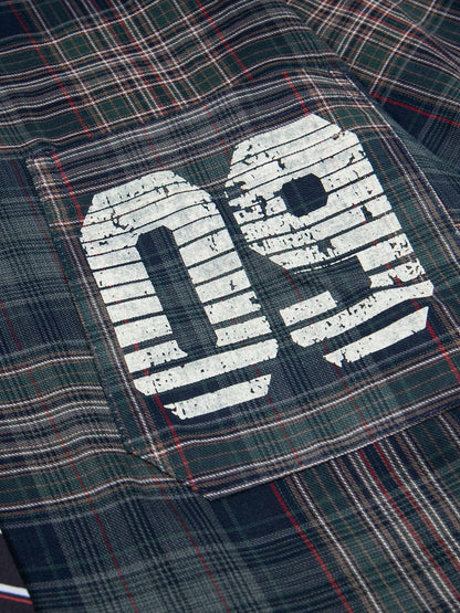 Plaid Tie 09  Graphic Shirt