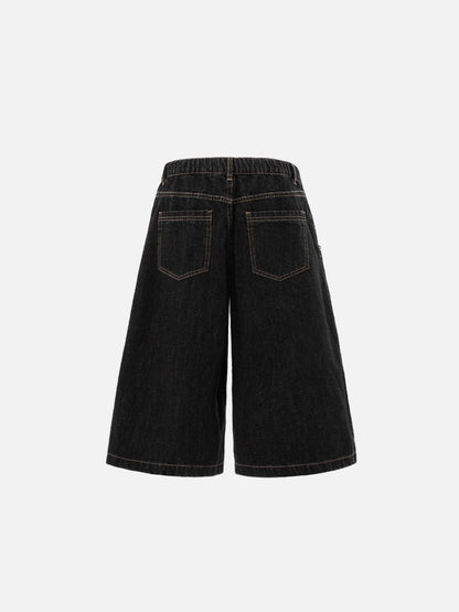 Detachable Kerchief Baggy Longline Jorts