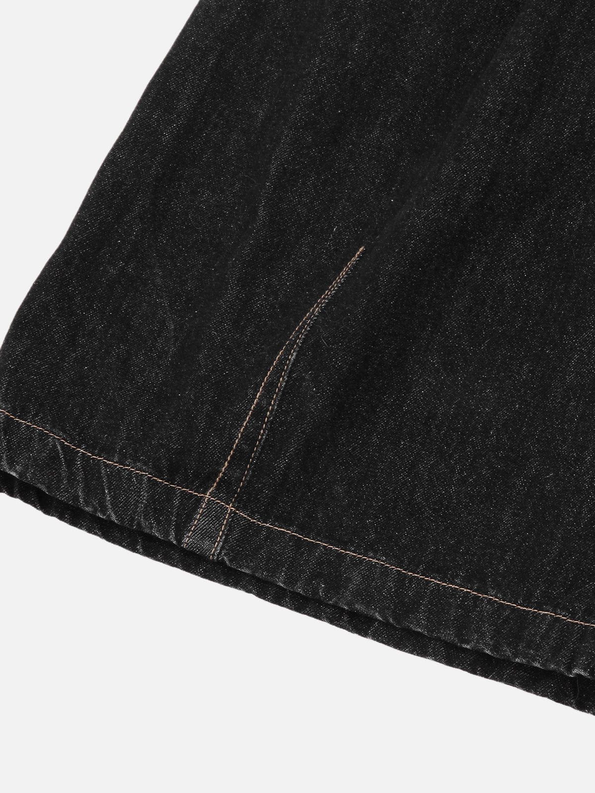 Detachable Kerchief Baggy Longline Jorts