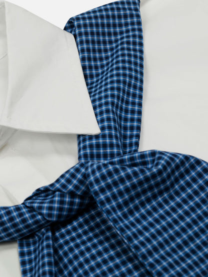 Plaid Necktie Shirt
