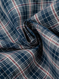 Plaid Tie Cropped Long Sleeve Shirt