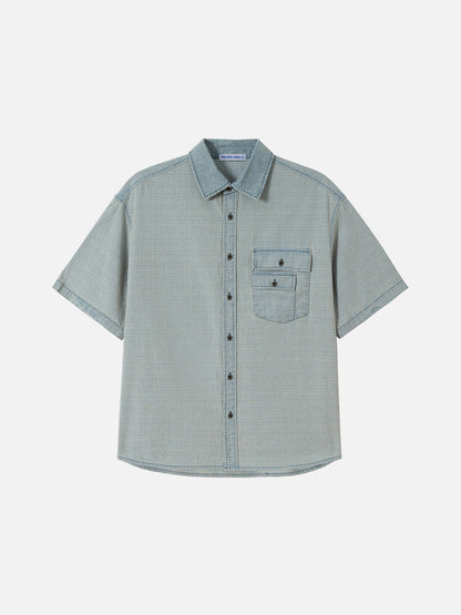 Layered Pocket Short Sleeve Shirt