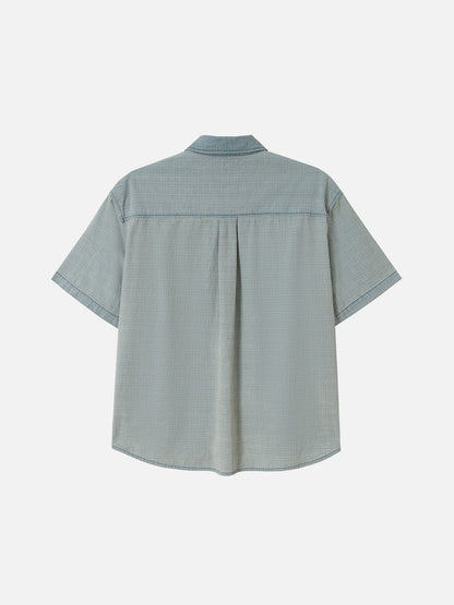 Layered Pocket Short Sleeve Shirt