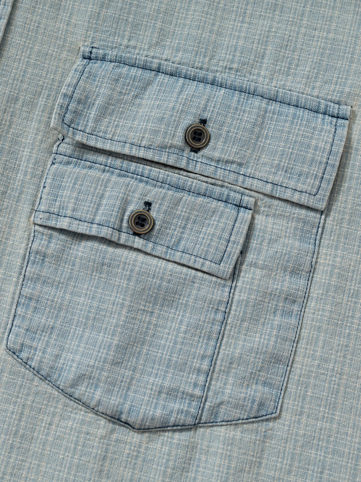 Layered Pocket Short Sleeve Shirt