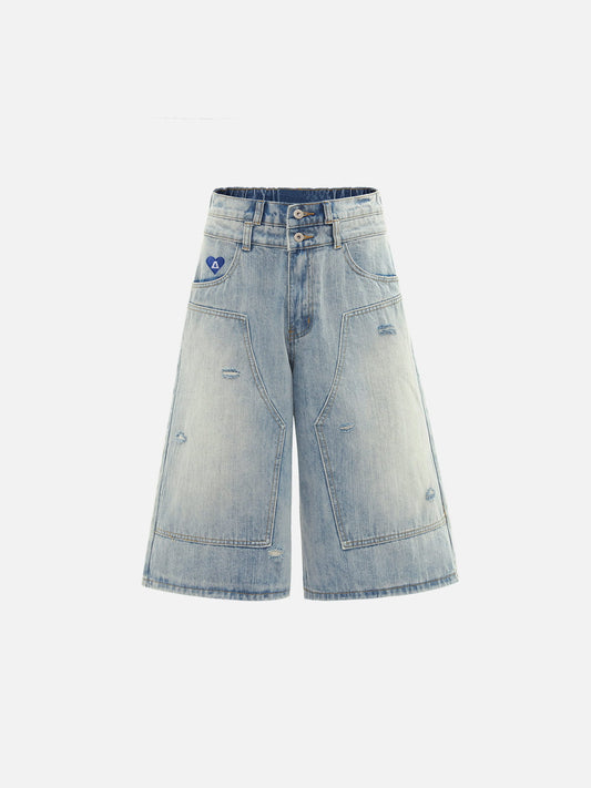 Double Waist Longline Jorts