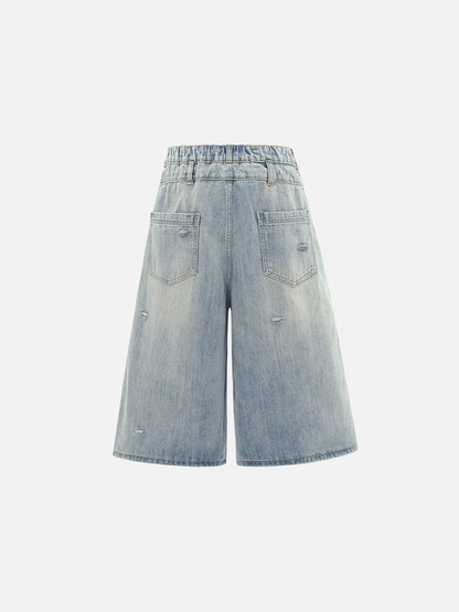 Double Waist Longline Jorts