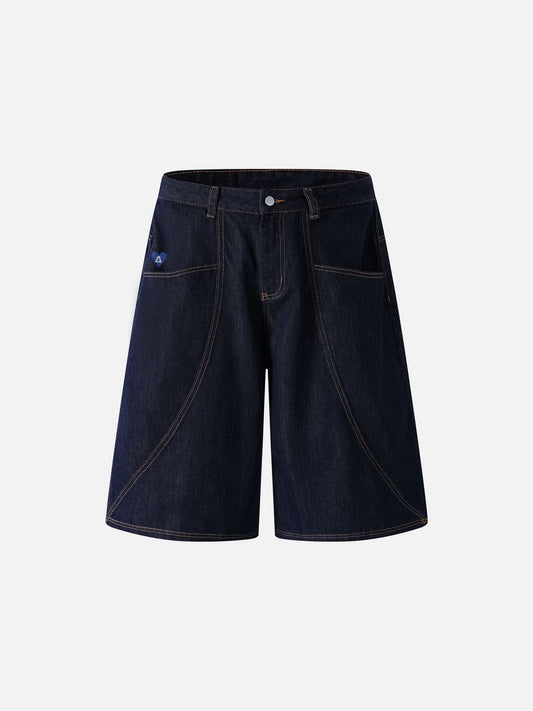 Curved Seam Longline Jorts