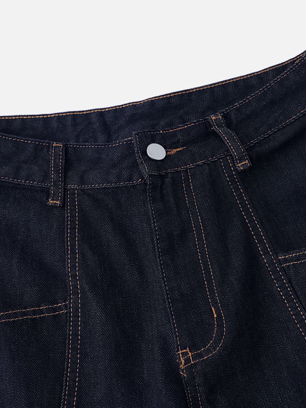 Curved Seam Longline Jorts