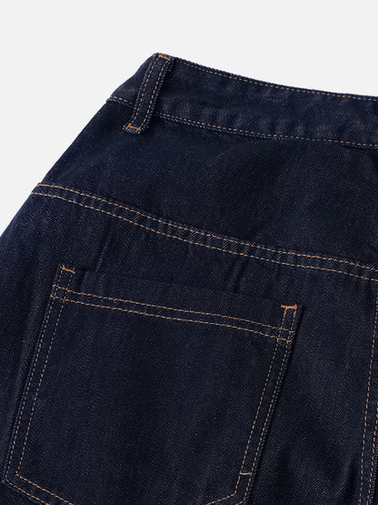 Curved Seam Longline Jorts