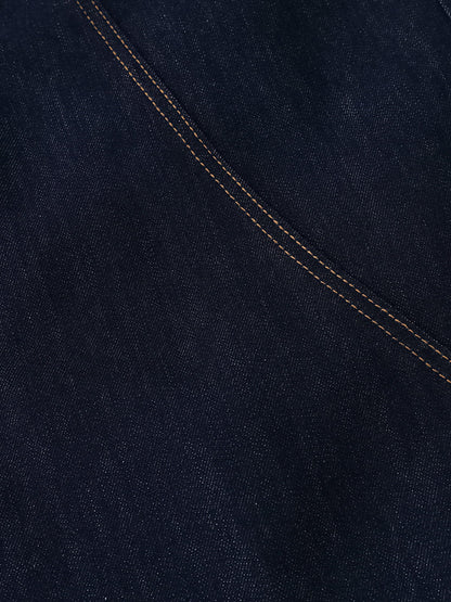 Curved Seam Longline Jorts