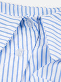 Stripe Star Off-The-Shoulder Short Sleeve Shirt