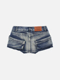 Pocket Denim Mini Skirt