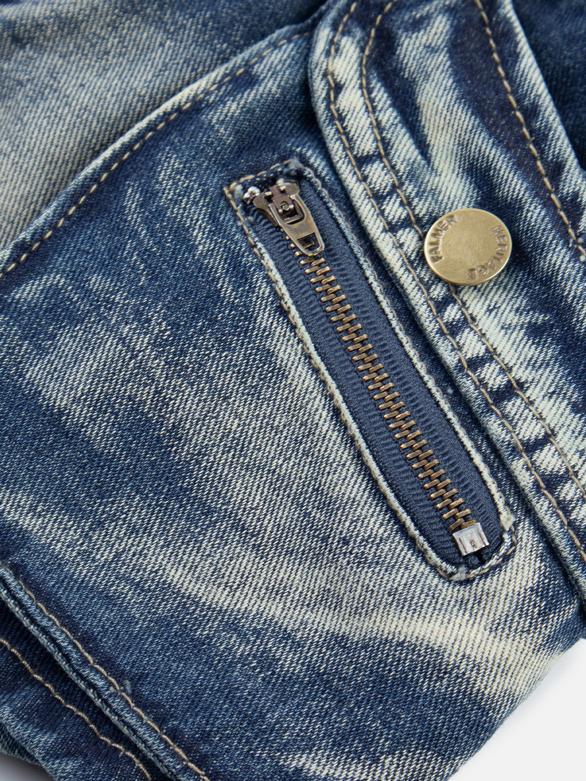 Pocket Denim Mini Skirt
