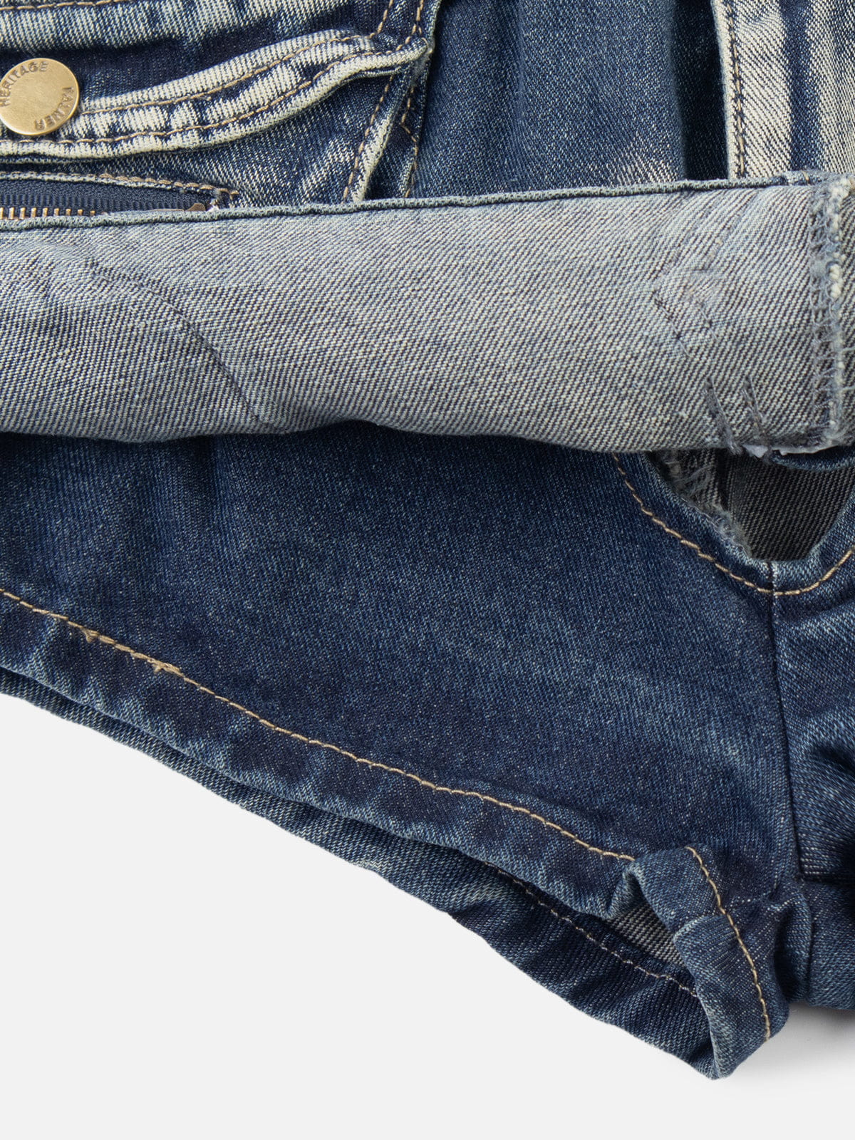 Pocket Denim Mini Skirt