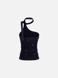 Asymmetric Halter Top