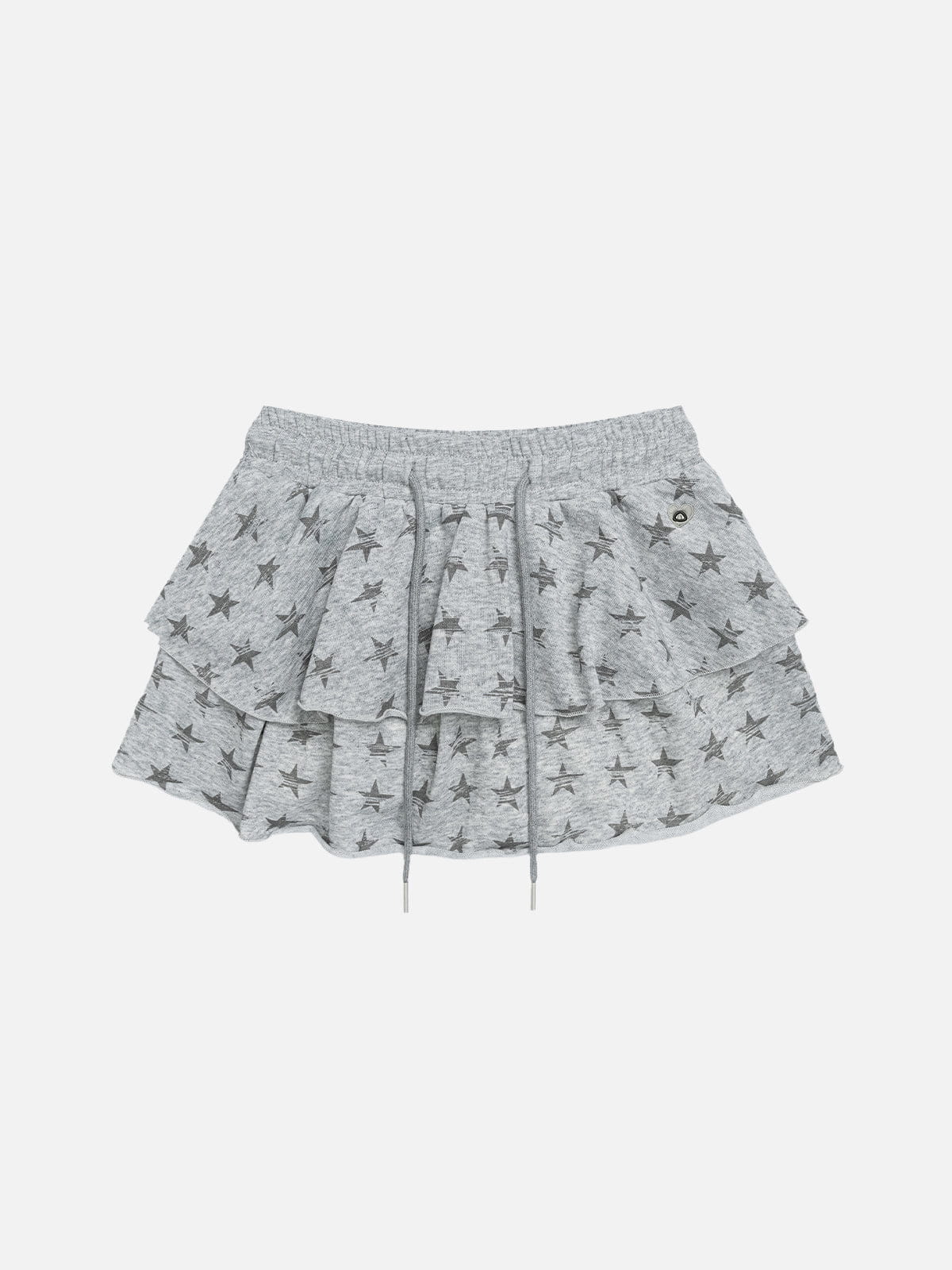 Star Graphic Layered Skirt