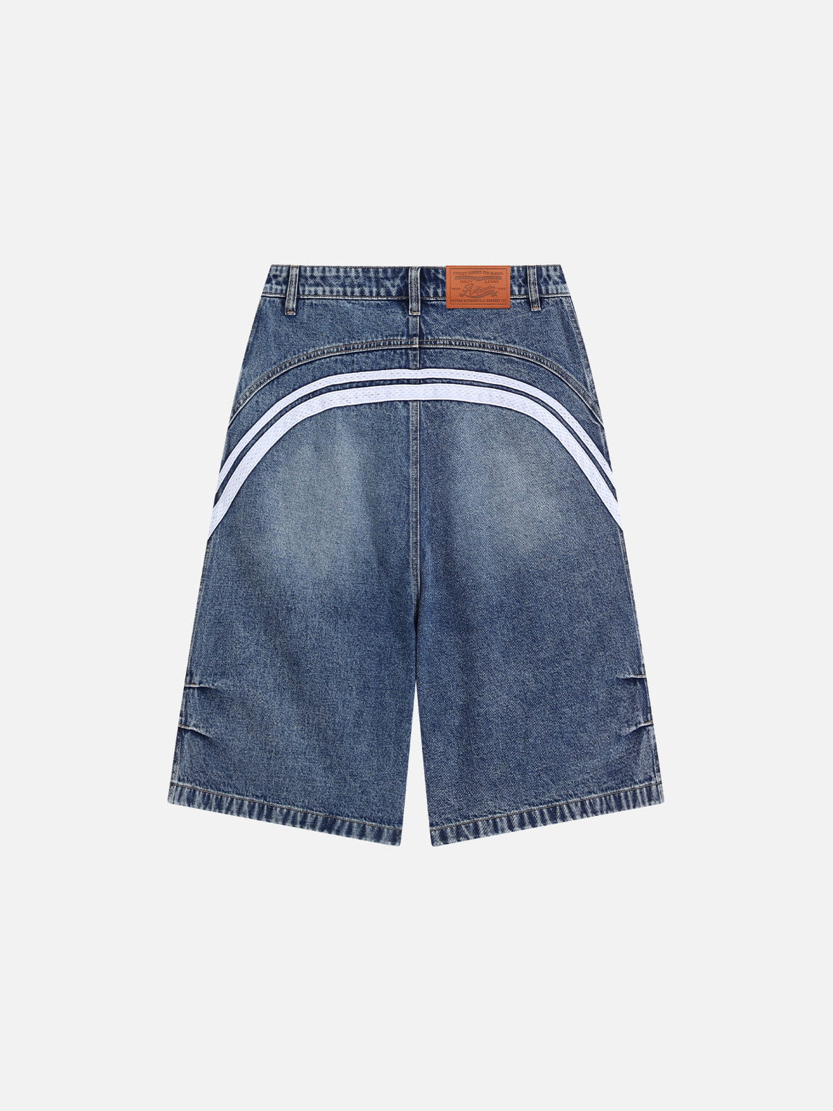 Washed Stripe Panel Jorts