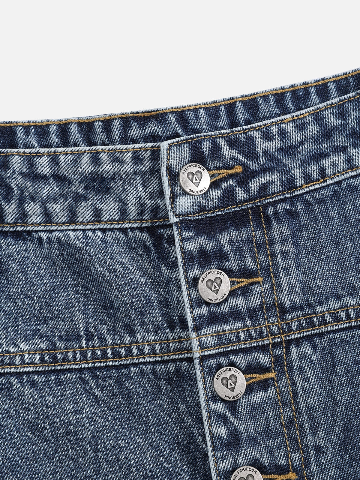 Washed Stripe Panel Jorts