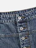 Washed Stripe Panel Jorts