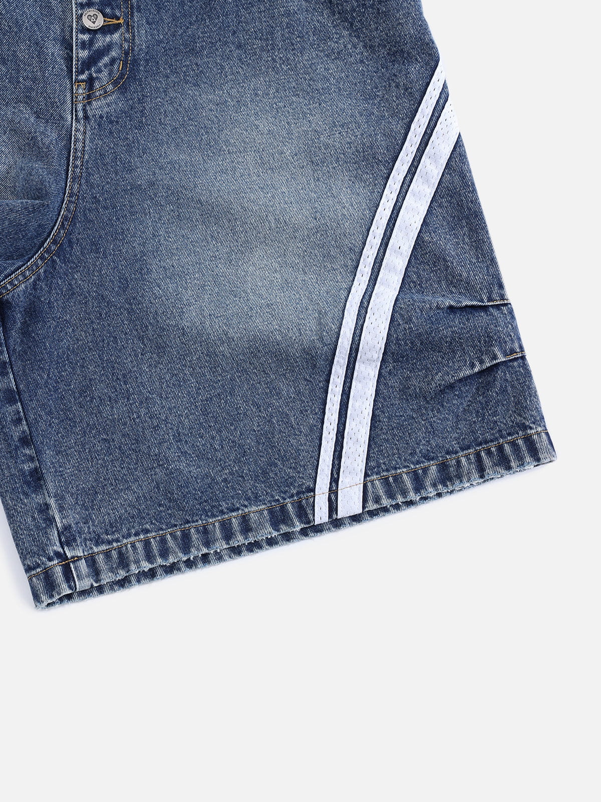 Washed Stripe Panel Jorts