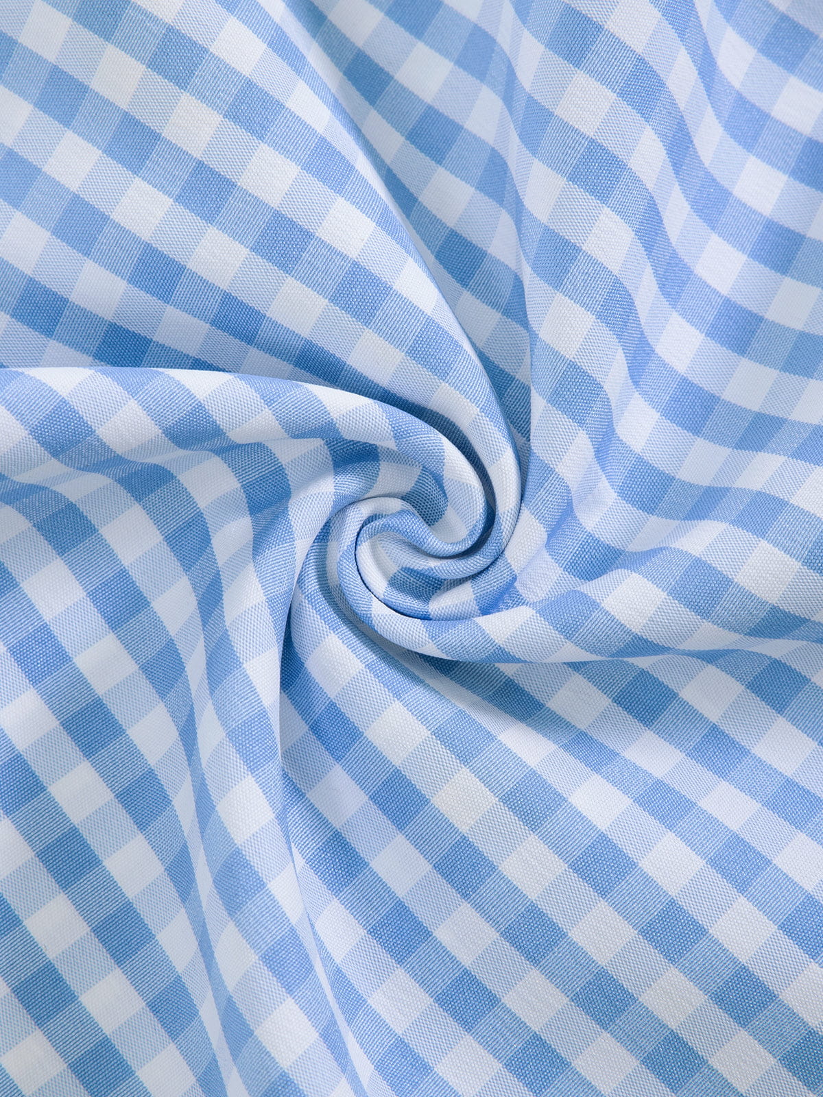 Boxy Daisy Gingham Short Sleeve Shirt