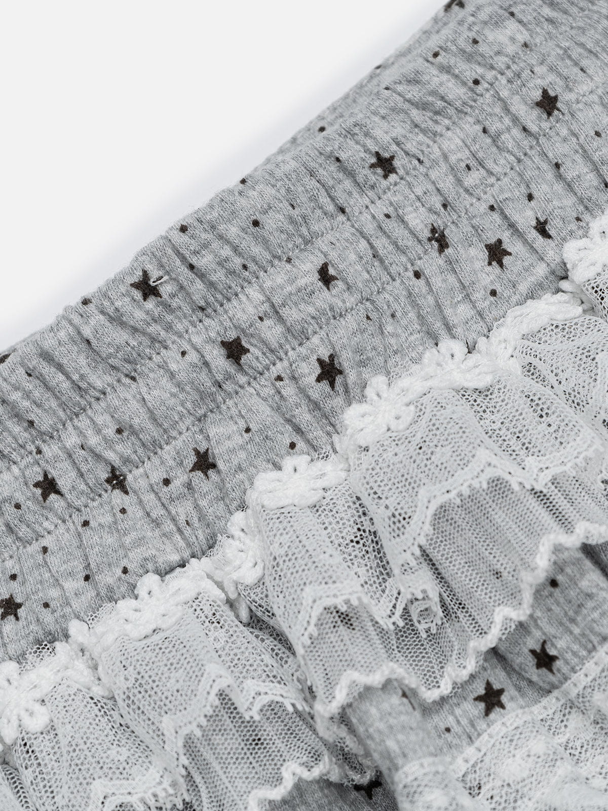 Star Lace Layered Skirt
