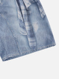 Plaid Panel Chain Jorts