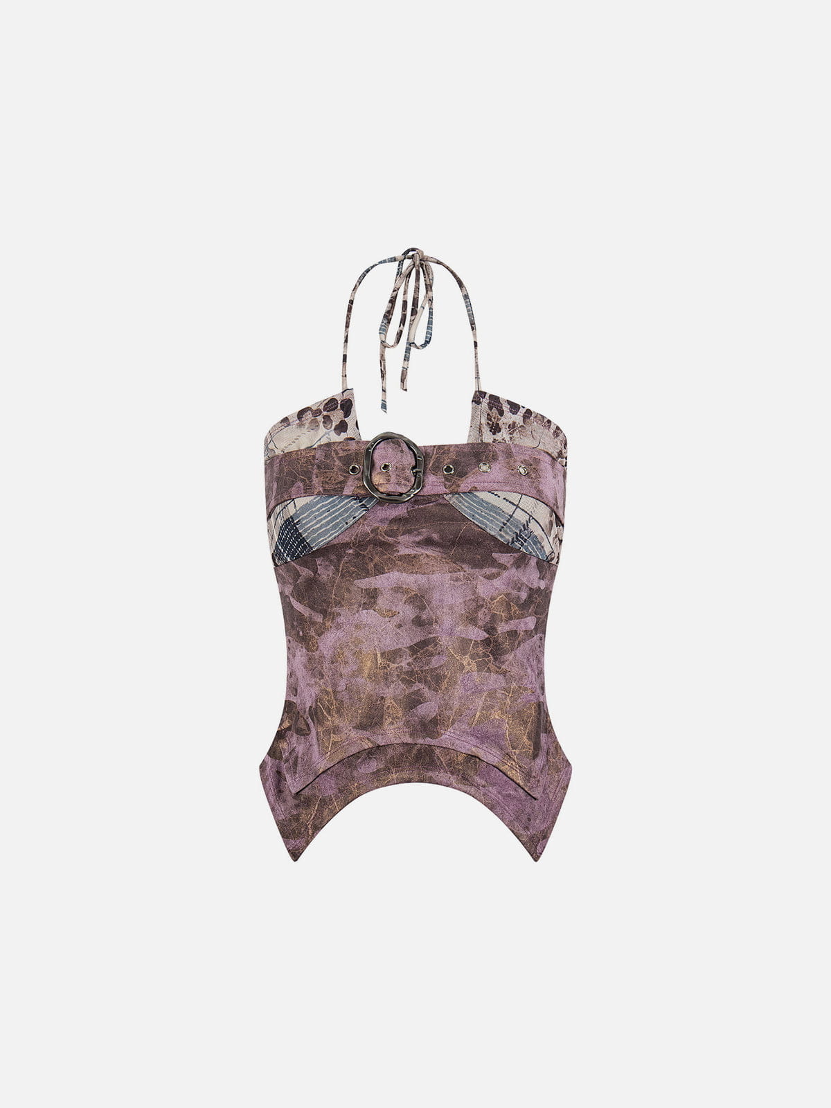 Belted Halter Top