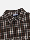 Boxy Plaid Short Sleeve Shirt