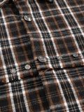 Boxy Plaid Short Sleeve Shirt