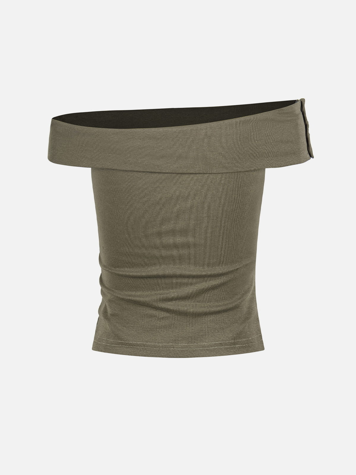 CAMO Studded Off-Shoulder Tube Top