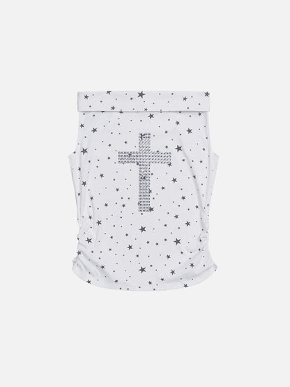 Studded Cross Tube Top