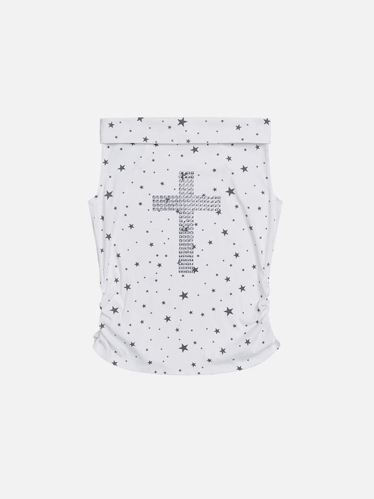 Studded Cross Tube Top